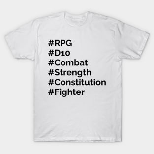 Fighter hashtag T-Shirt
